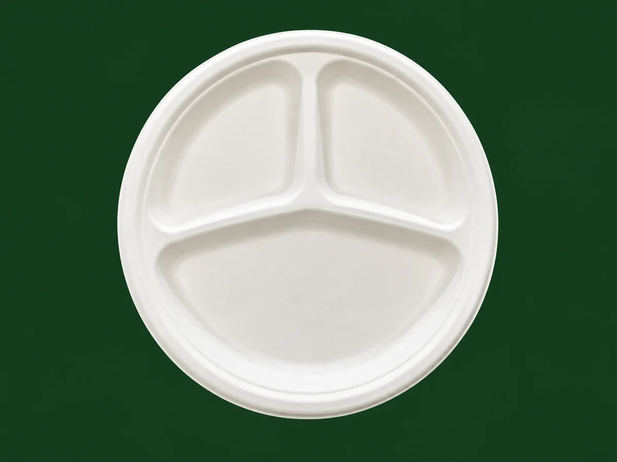 10 inch 3 Compartment Plate